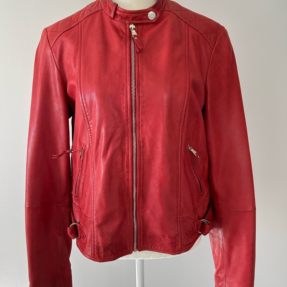 Massimo Dutti Leather Jacket